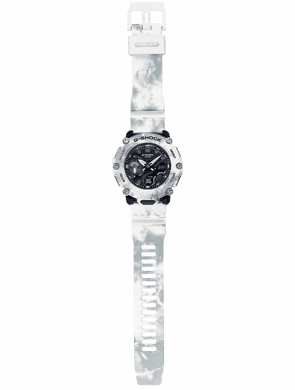 Casio G-Shock Limited Edition SNOW CAMOUFLAGE Watch GA2200GC-7A