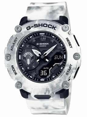 Casio G-Shock Limited Edition SNOW CAMOUFLAGE Watch GA2200GC-7A