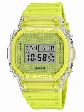 Casio G-Shock LUCKY DROP Limited Edition Yellow Watch w/ Capsule Ball DW5600GL-9