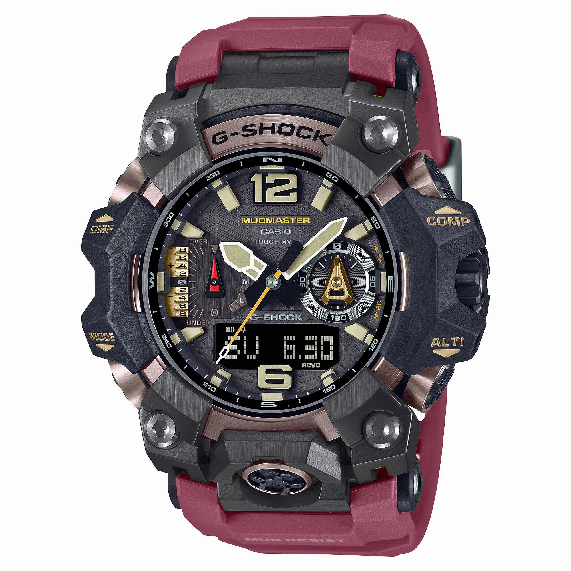 Casio G-Shock Master of G - Land Mudmaster Bluetooth Multi 6 Triple Sensor Watch GWGB1000-1A4 GWG-B1000-1A4