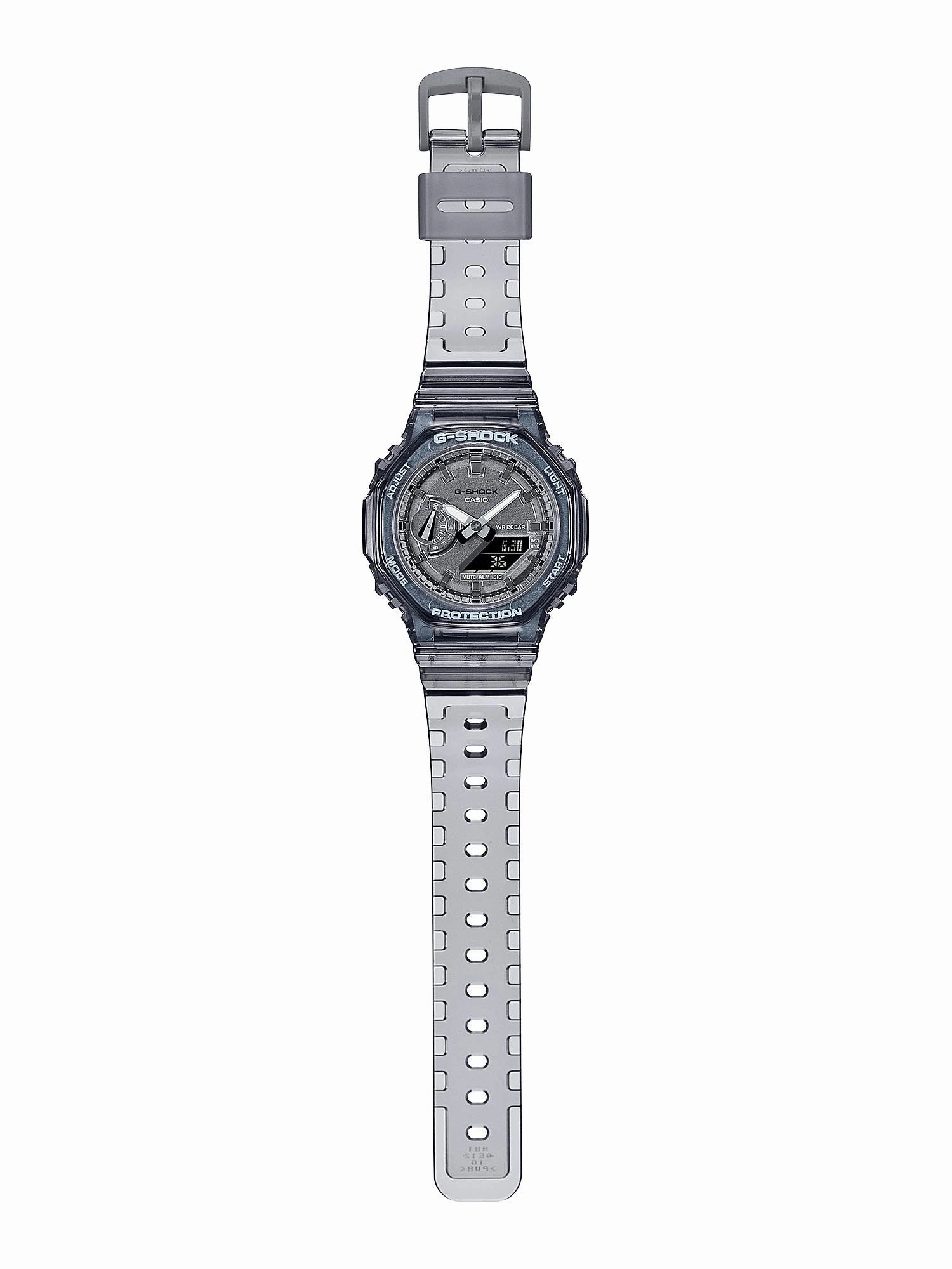 Casio G-Shock Mini CasiOak METALLIC SKELETON Womens Black Watch GMA-S2100SK-1A