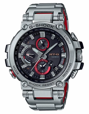 Casio G-Shock MT-G Mens Watch - Stainless - Composite Strap - Atomic - Chrono