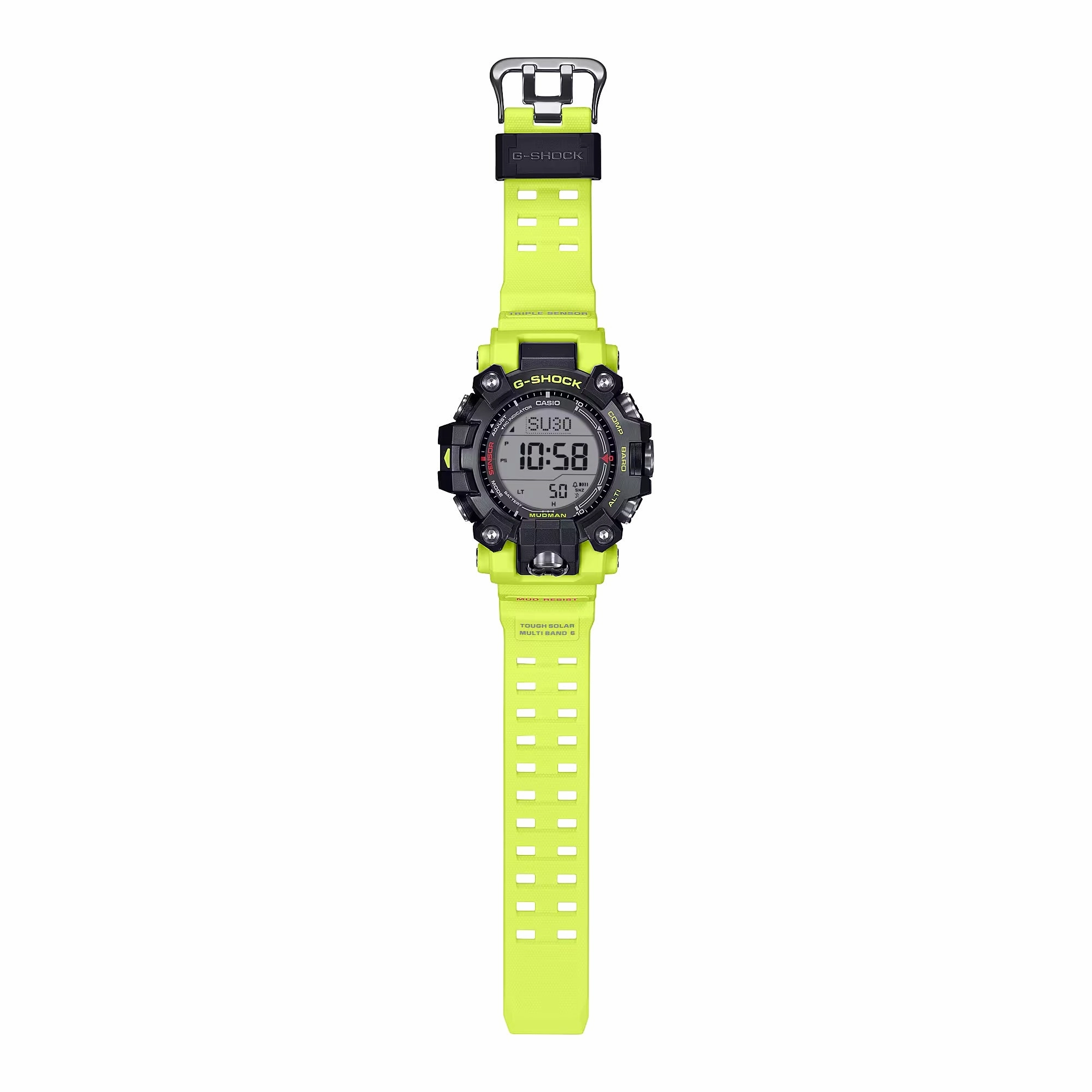 Casio G-Shock MUDMAN RESCUE YELLOW Triple Sensor Mens Watch GW9500MRY1A9