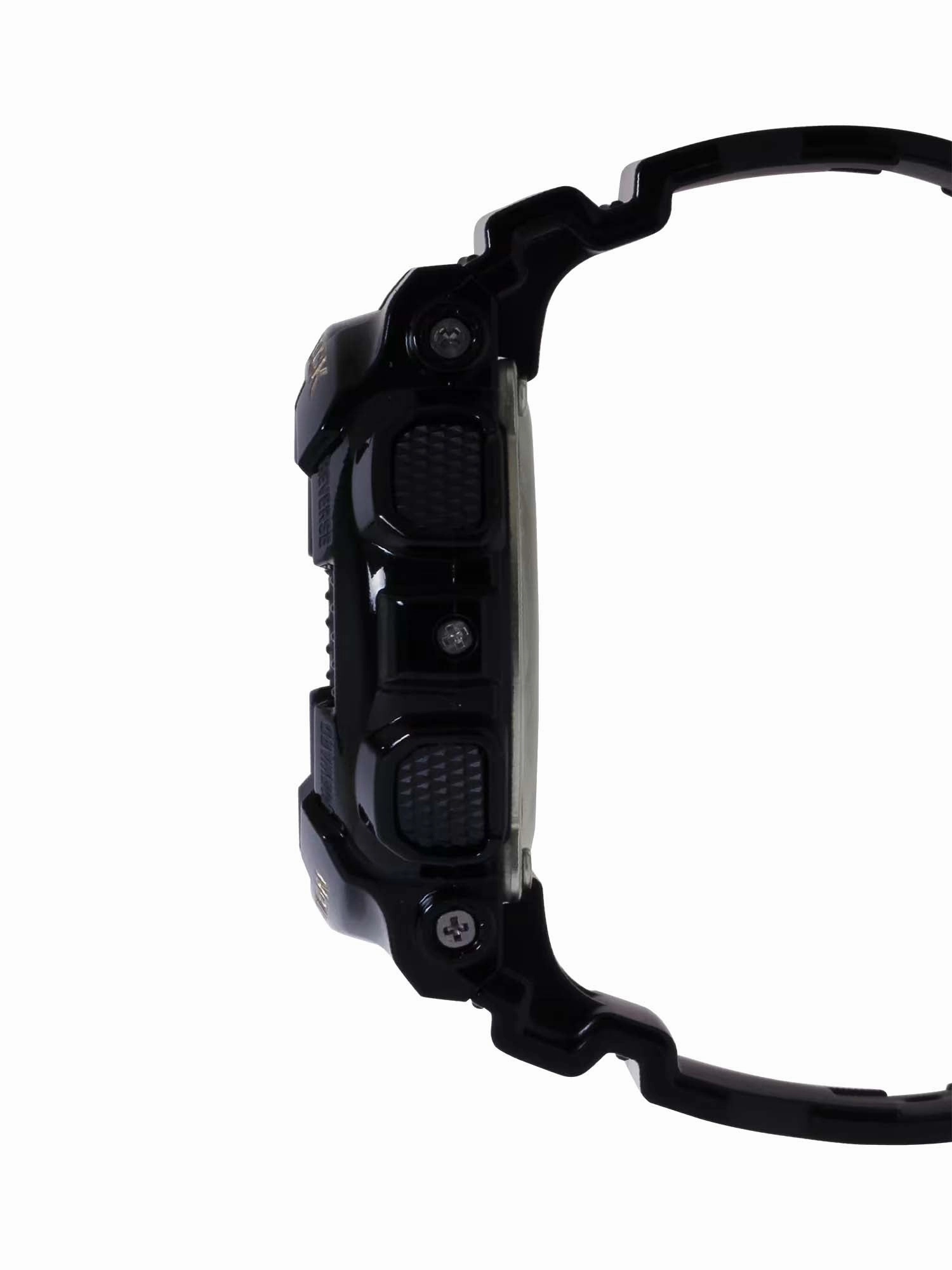 Casio G-Shock S-SERIES Magnetic Resistance Black/Gold Womens Watch GMAS120GB-1A
