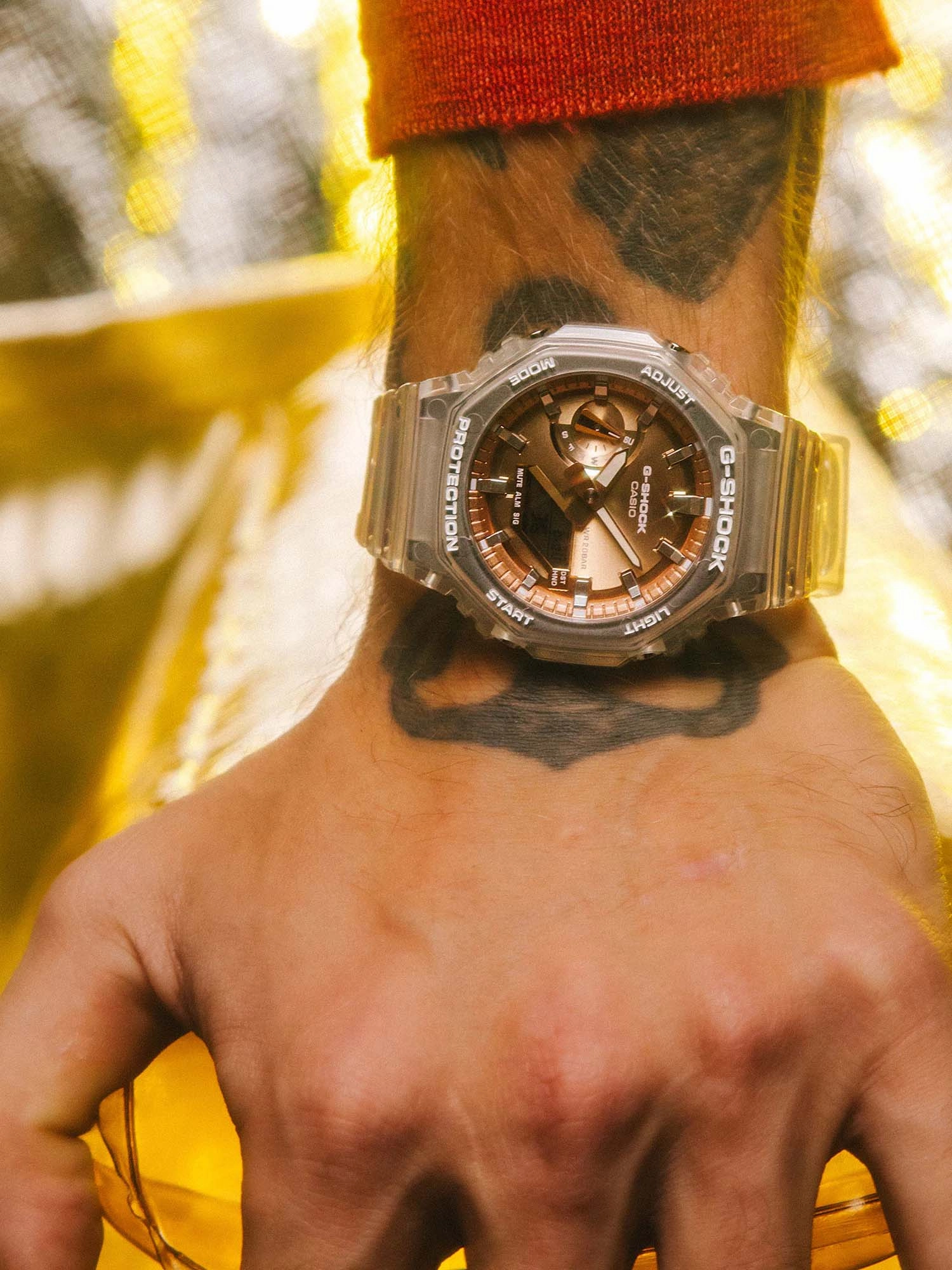 Casio G-Shock Shimmering Color and Cool Translucence Series Mens Watch - GA2100BM-7A5