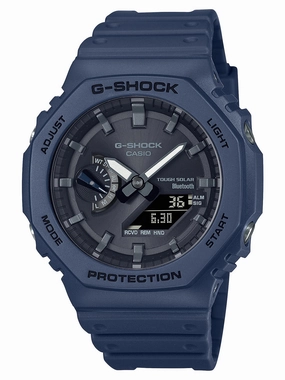 Casio G-SHOCK Smartphone Link and Tough Solar Power Watch Blue GAB2100-2A