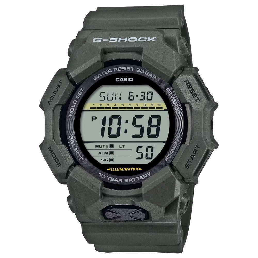 Casio G-Shock Standard Digital Green Men's Watch  GD-010-3DR