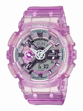 Casio G-Shock VIRTUAL WORLD Womens Pink Ana-Digi Watch GMAS110VW-4A