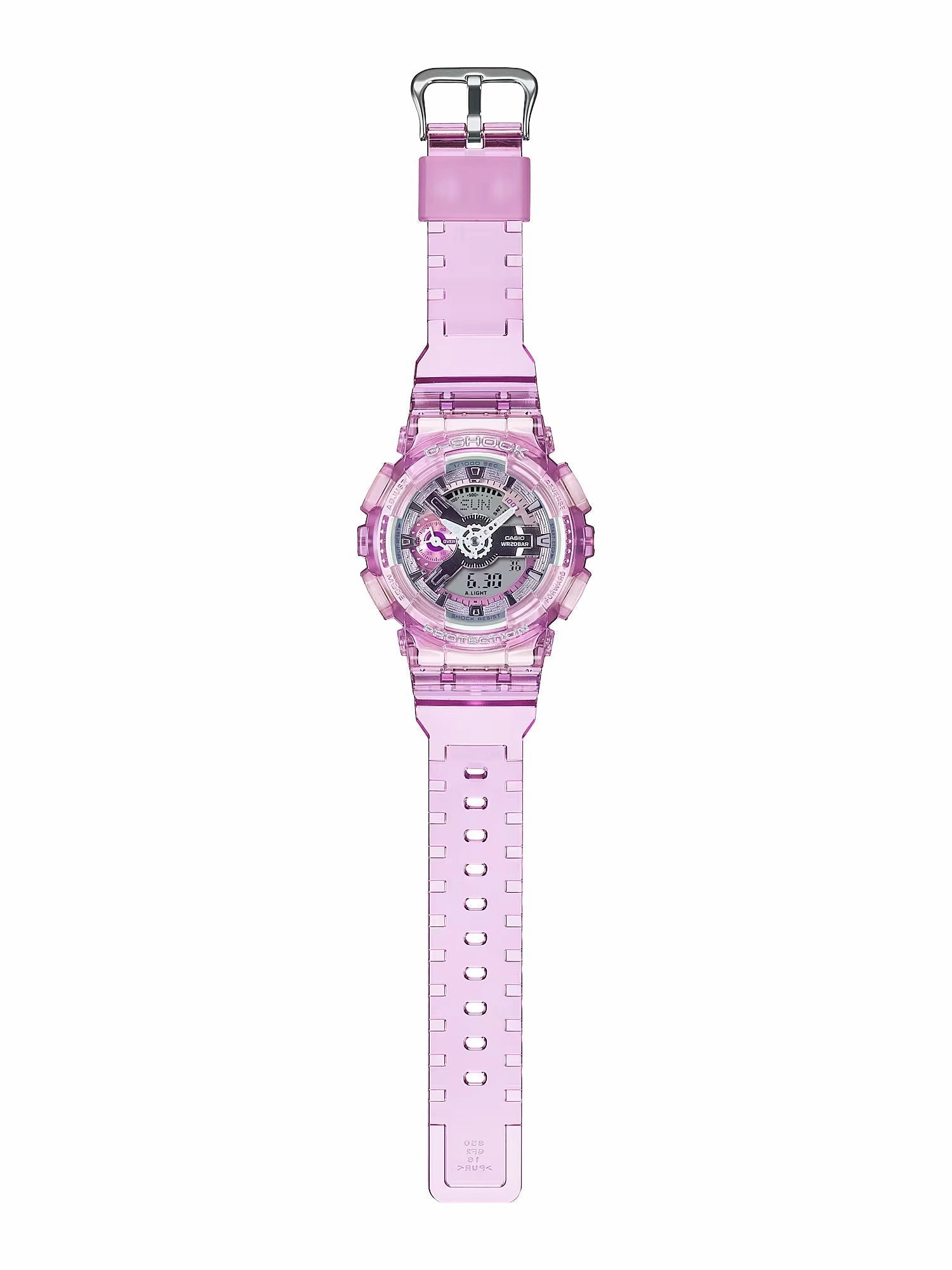 Casio G-Shock VIRTUAL WORLD Womens Pink Ana-Digi Watch GMAS110VW-4A