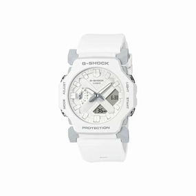 Casio G-Shock White Resin Strap Shock Resistant Unisex Watch GA-2300-7ADR
