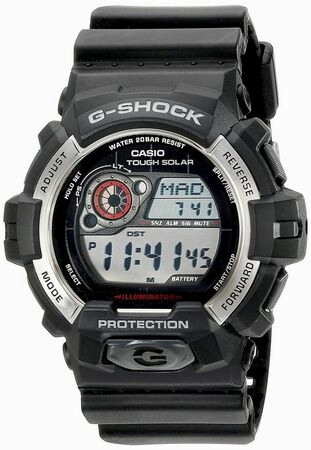 Casio Gr-8900-1Cr Tough Solar G-Shock Digital Display Quartz Black Mens Watch