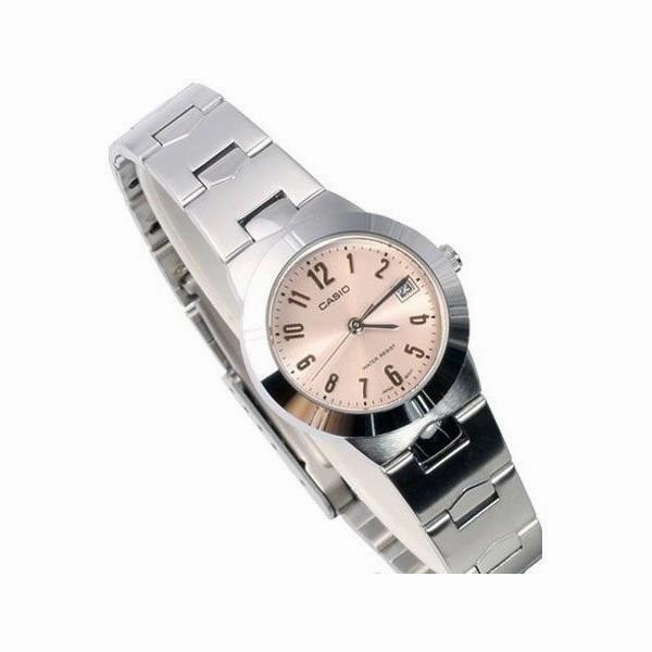 Casio LTP-1241D-4A3DF Silver Stainless Steel Strap Watch for Women