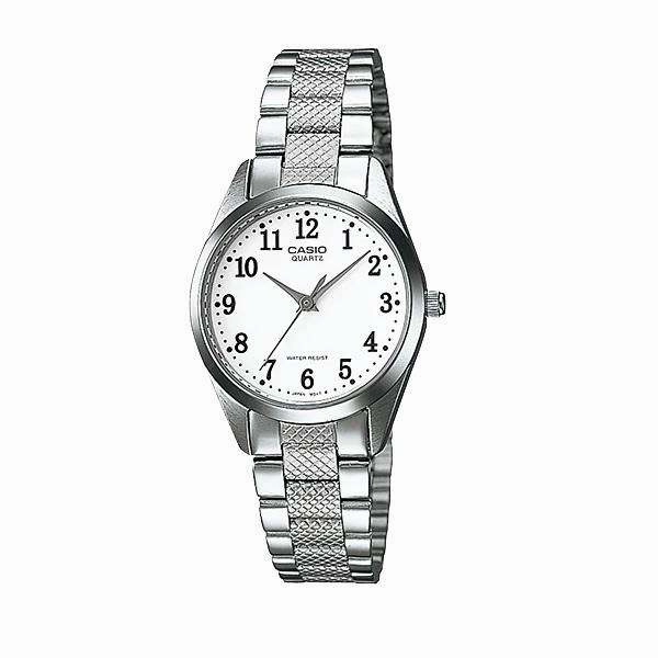 Casio LTP-1274D-7BDF Silver Stainless Steel Strap Watch for Women