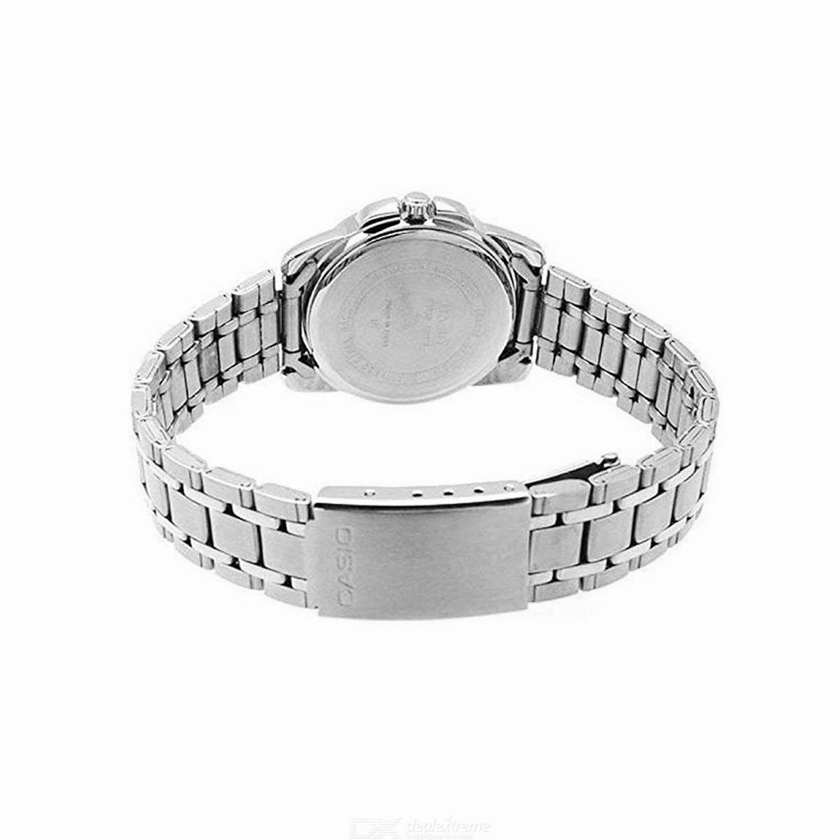 Casio LTP-V005D-7A Silver Stainless Steel Strap Watch for Women