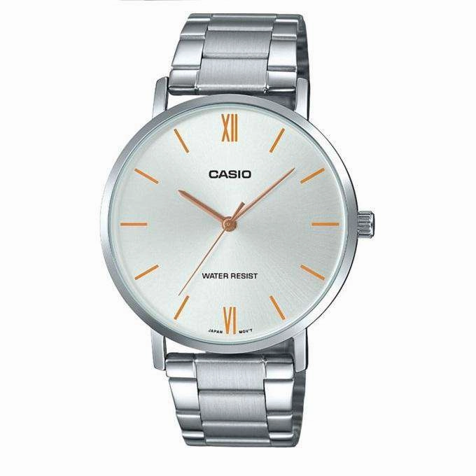 Casio LTP-VT01D-7BUDF Silver Stainless Watch for Women