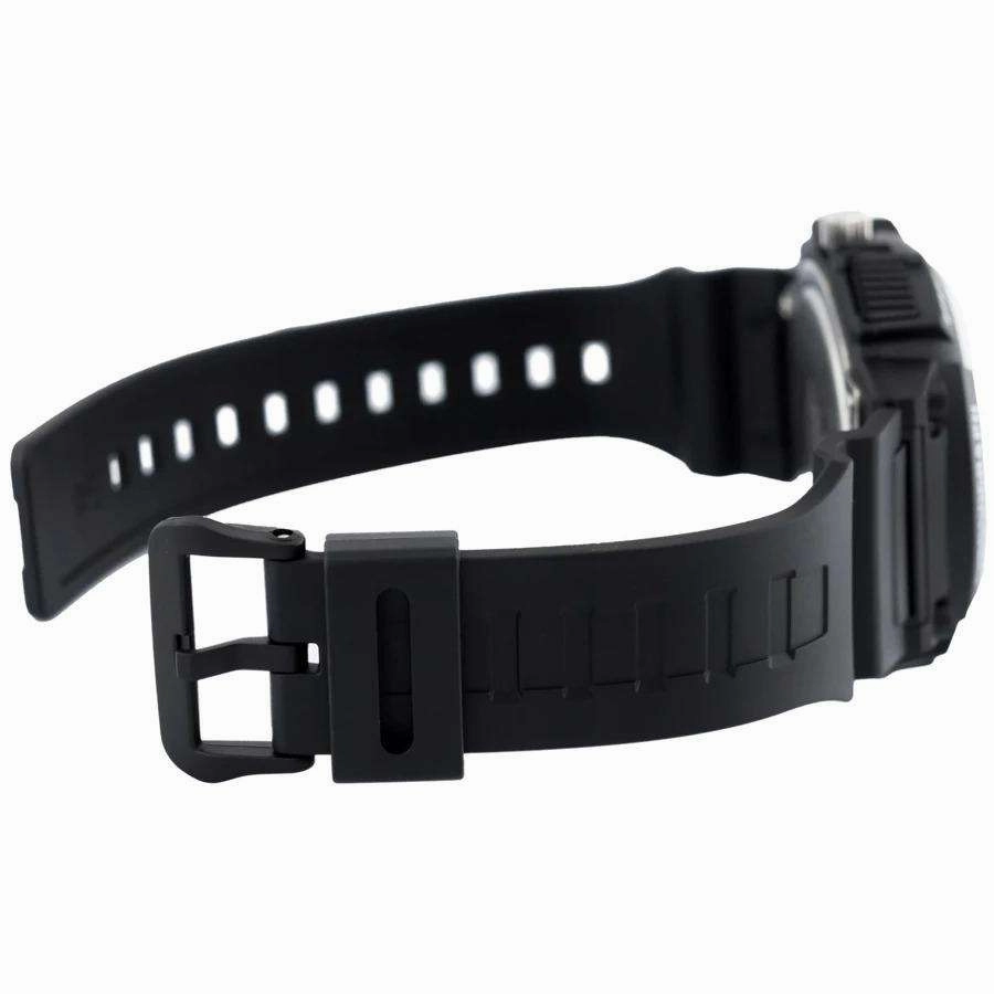 Casio MCW-200H-1AVDF Analog Chronograph Black Resin Strap Watch for Men