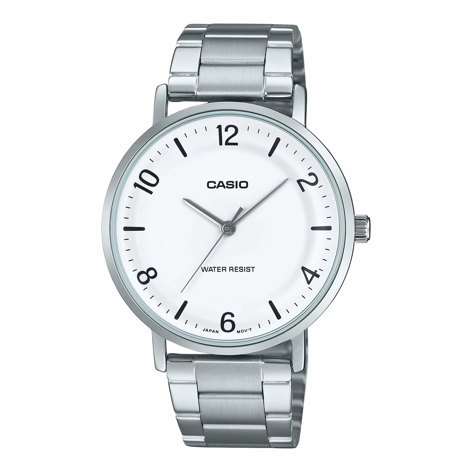 Casio Men's Analog Stainless Steel Band Watch MTPVT03D-7B MTP-VT03D-7B