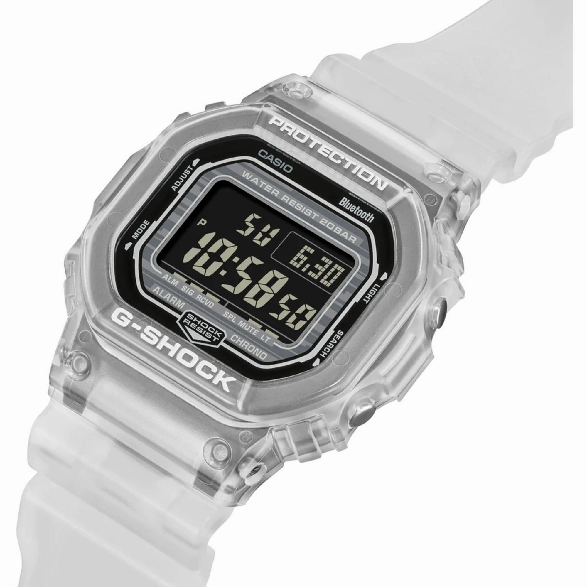 Casio Men's Digital Watch - G-Shock Quartz Black and Grey Dial Strap | DWB5600G-7