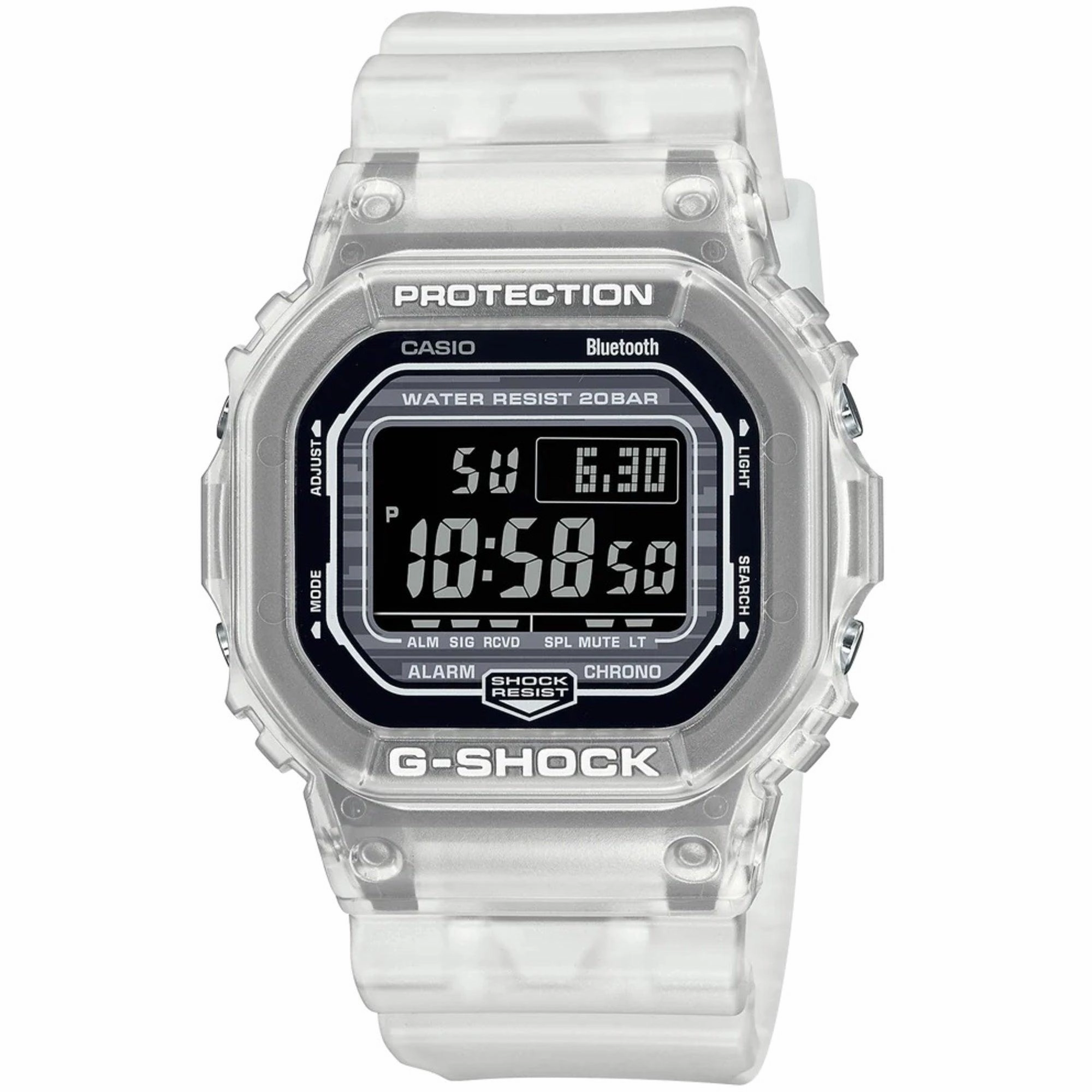 Casio Men's Digital Watch - G-Shock Quartz Black and Grey Dial Strap | DWB5600G-7