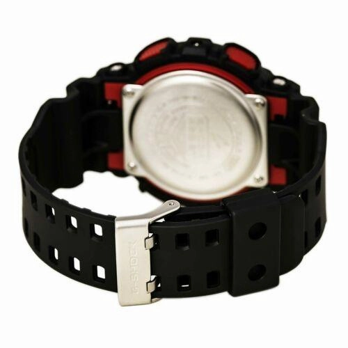 Casio Men's Dive Watch - G-Shock Anti-Magnetic Ana-Digi Dial Resin Strap | GA100-1A4