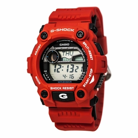 Casio Men's G-Shock Rescue Digital Dial Sport Red Resin Strap Alarm Dive Watch | G7900A-4