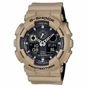 Casio Men's Quartz Watch - G-Shock Analog Digital Strap Shock Resistant | GA100L-8A