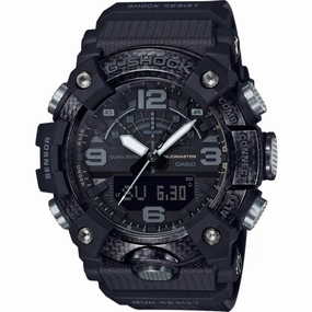Casio Men's Watch - G-Shock Mudmaster Black Analog-Digital Dial Compass | GGB100-1B