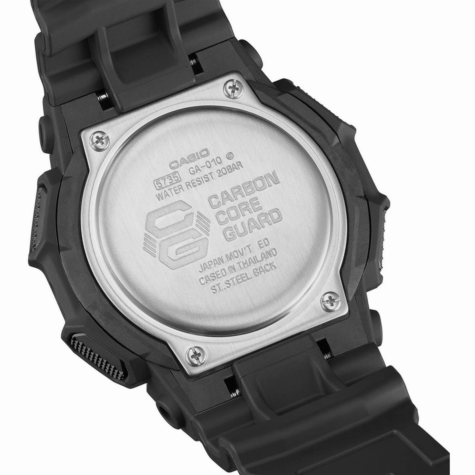 Casio Men's Watch G-Shock Black and Grey Analog-Digital Dial Strap GA010-1A