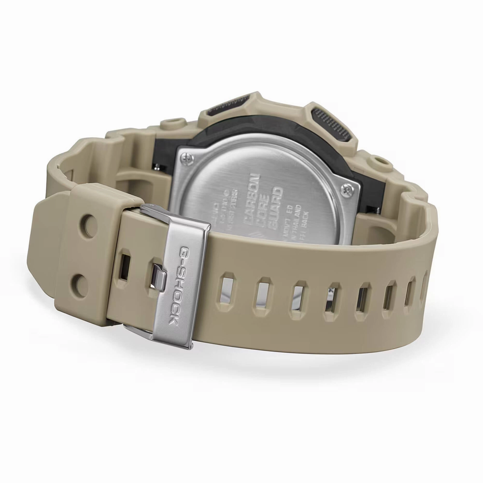 Casio Men's Watch G-Shock World Time Beige Resin Strap Analog-Digital GA010-5A