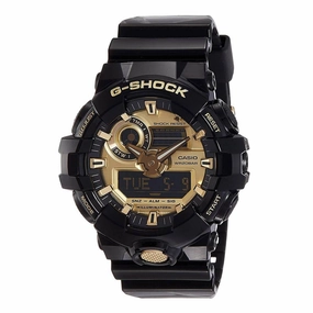 Casio Men's World Time Watch - G-Shock Black Resin Strap | GA710GB-1A