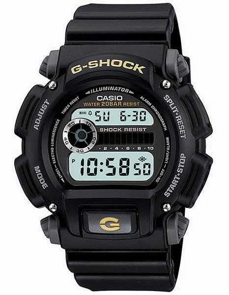 Casio Mens G-Shock Classic Core - Positive Digital Display - Rubber Strap