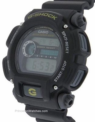 Casio Mens G-Shock Classic Core - Positive Digital Display - Rubber Strap