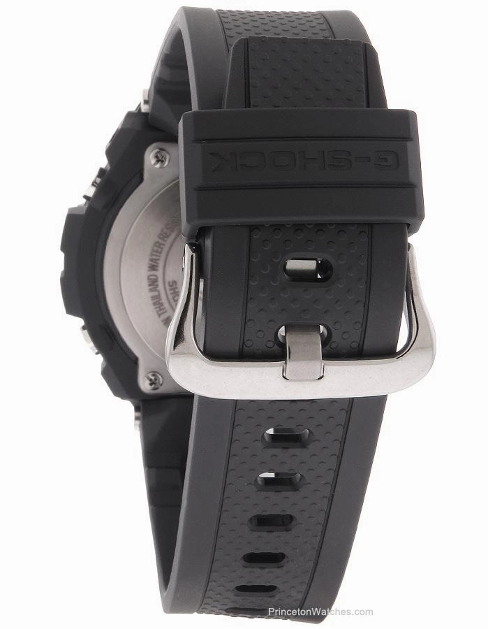Casio Mens G-Shock G-Steel - Stainless - Black - Solar - Strap - 200m - LED