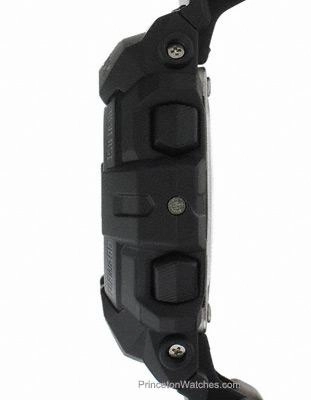 Casio Mens G-Shock XL Solar - Black Band - Digital Display - World Time - Alarm