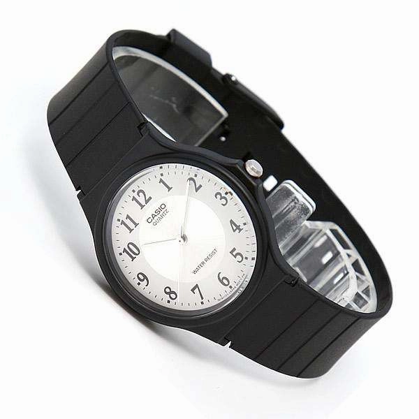 Casio MQ-24-7B3LDF Black Resin Strap Watch for Men