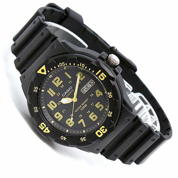 Casio MRW-200H-9B Black Resin Strap Watch for Men