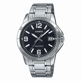 Casio MTP-V004D-1B2 Silver Stainless Watch for Men