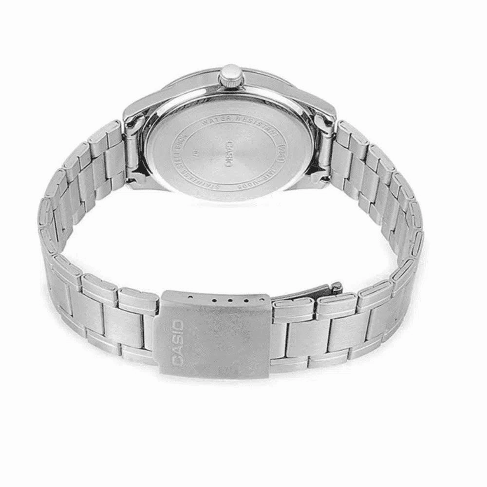 Casio MTP-V004D-1B2 Silver Stainless Watch for Men