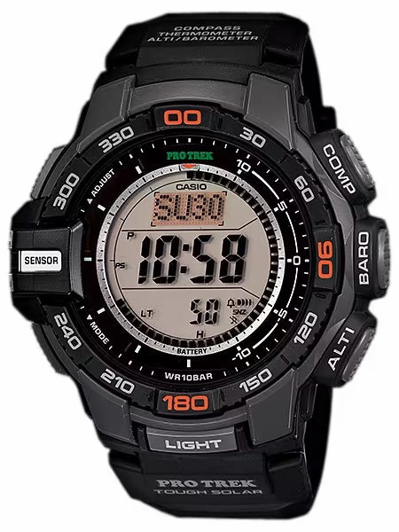 Casio PRO TREK Tough Solar Altimeter Barometer Thermometer watch PRG270-1
