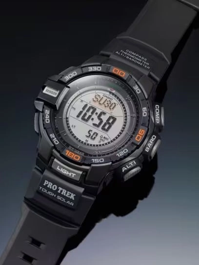 Casio PRO TREK Tough Solar Altimeter Barometer Thermometer watch PRG270-1