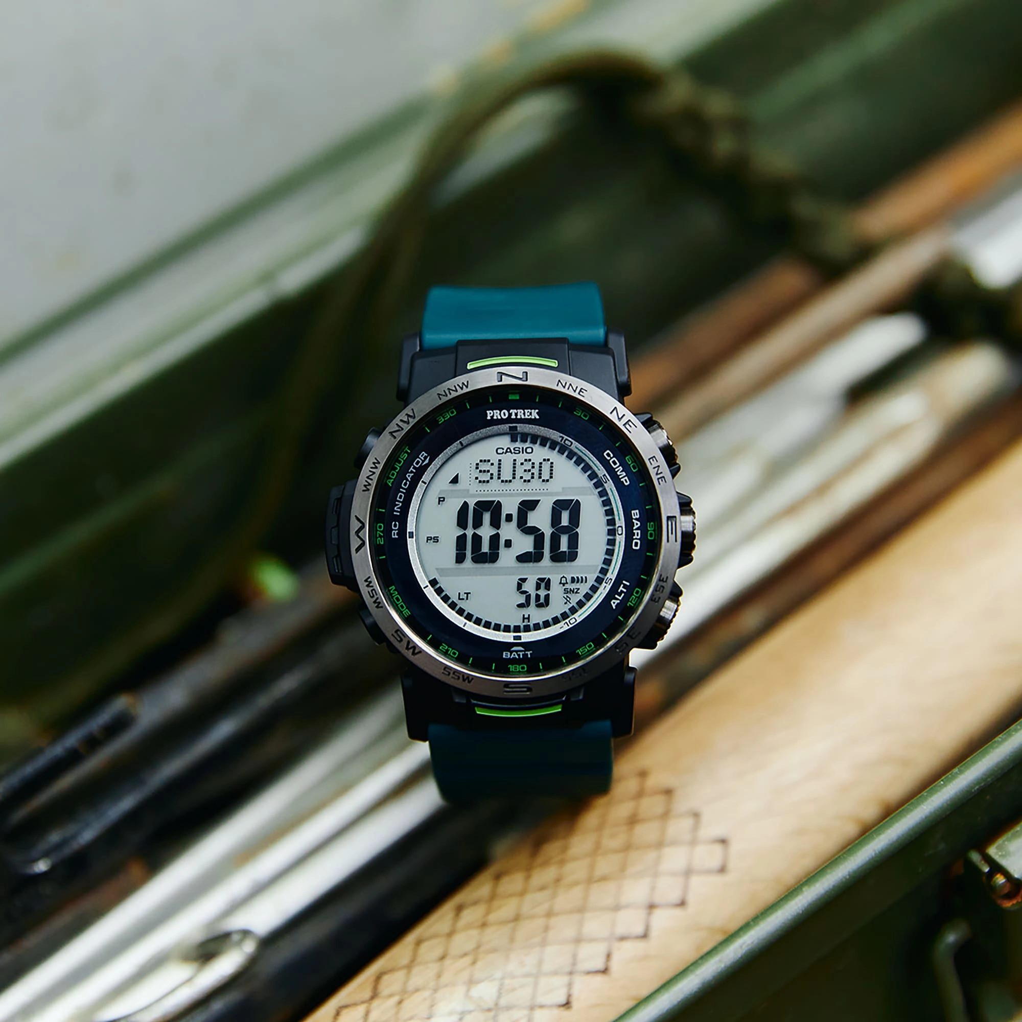 Casio Pro Trek Tough Solar Resin Band Watch PRW35Y-3D