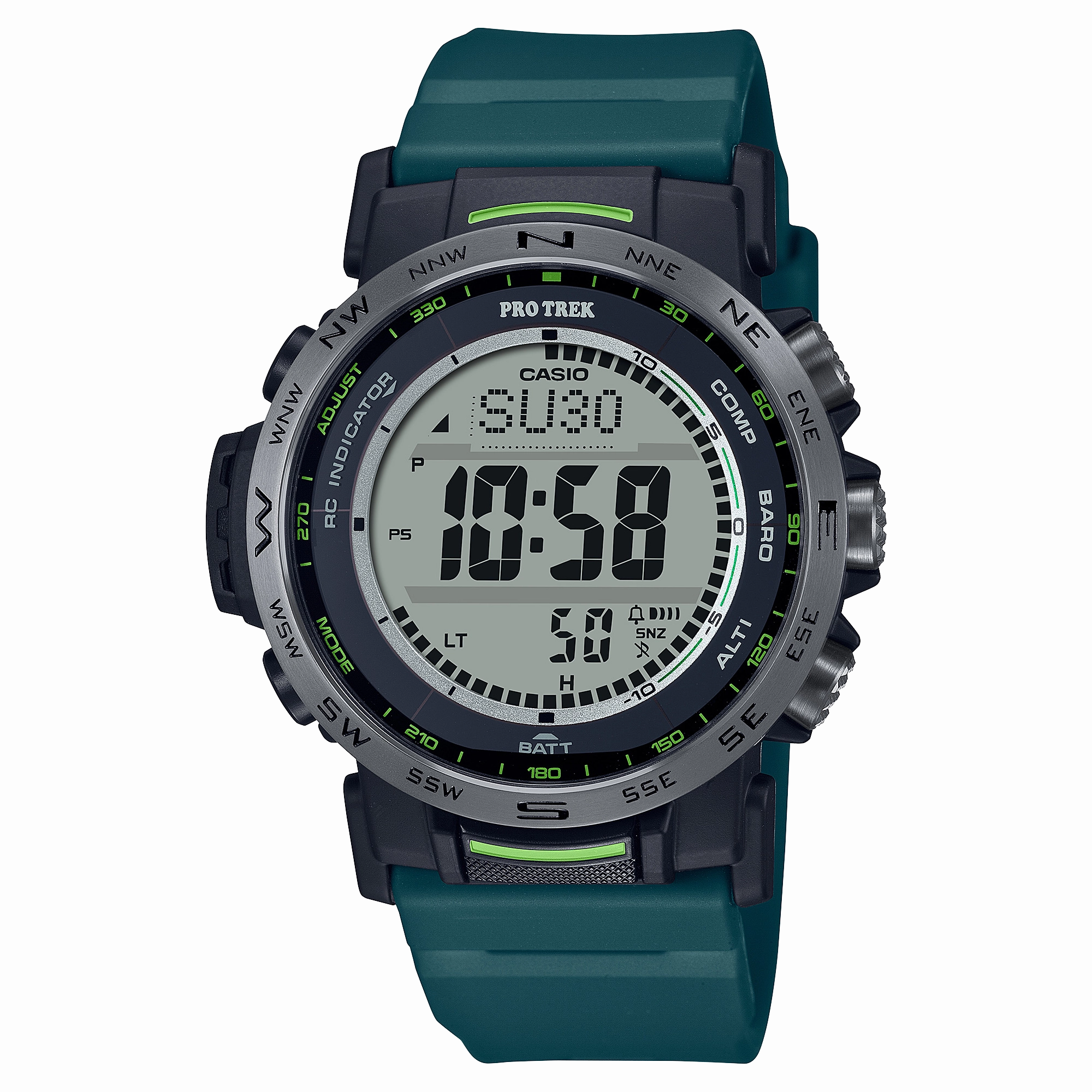 Casio Pro Trek Tough Solar Resin Band Watch PRW35Y-3D