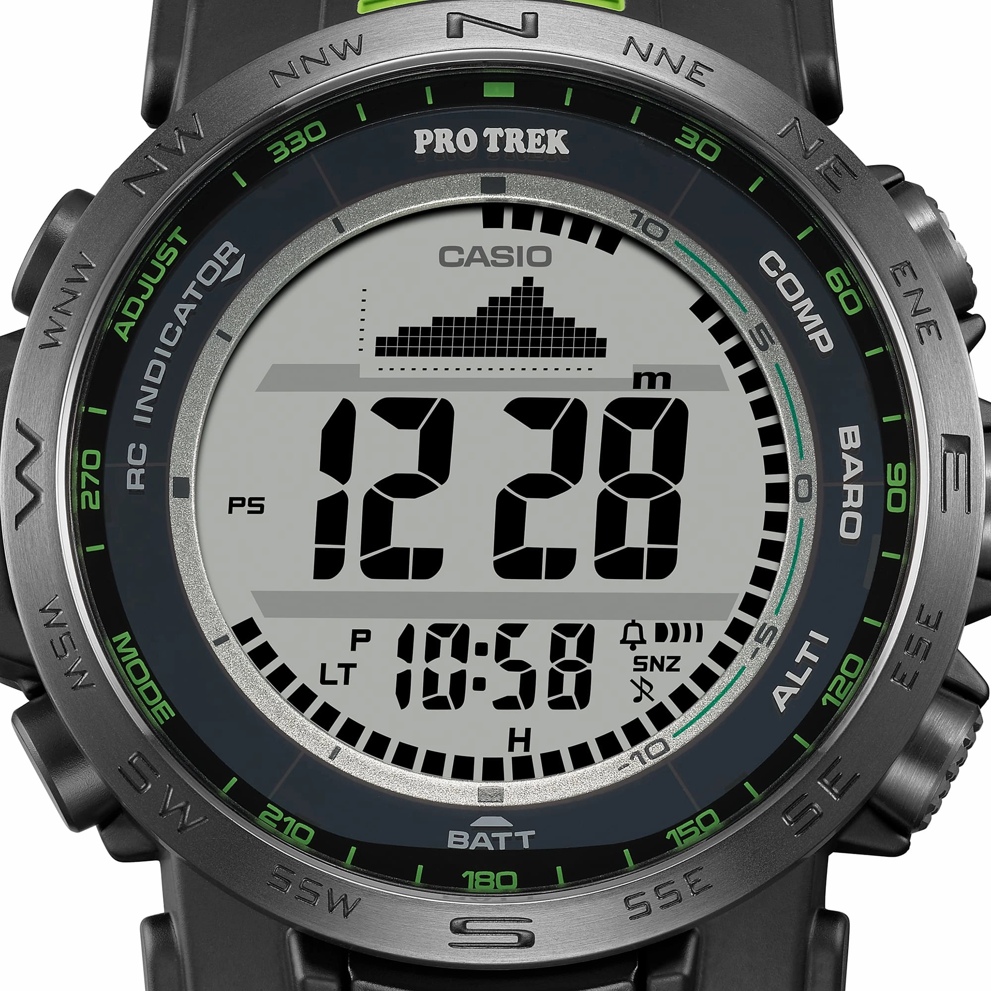 Casio Pro Trek Tough Solar Resin Band Watch PRW35Y-3D