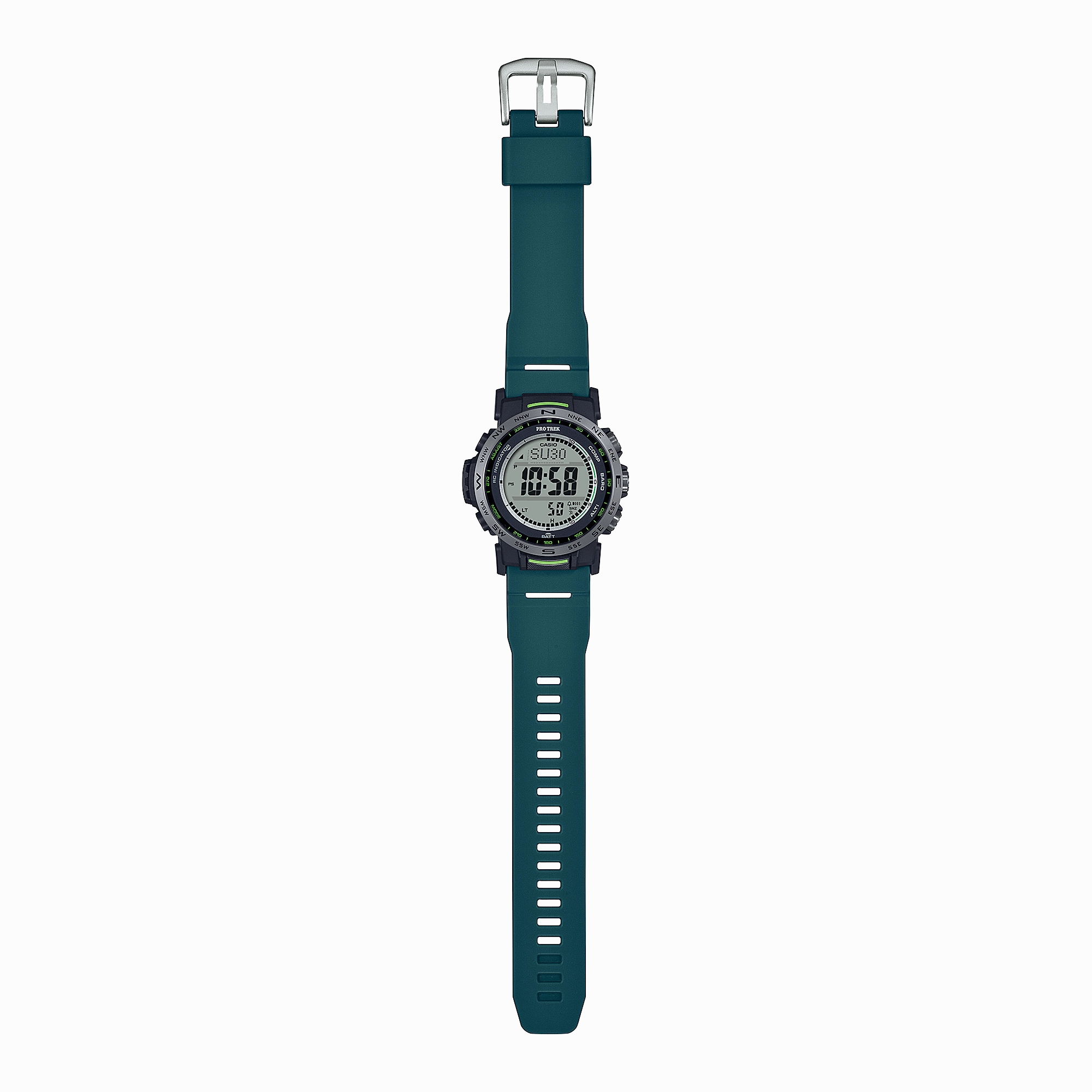Casio Pro Trek Tough Solar Resin Band Watch PRW35Y-3D