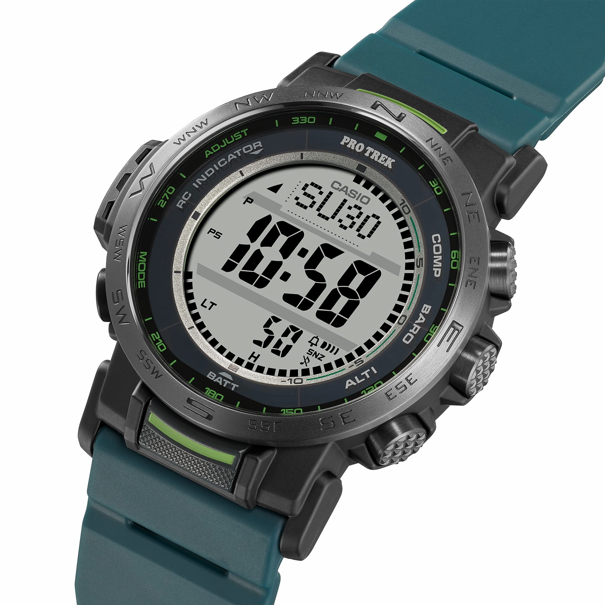 Casio Pro Trek Tough Solar Resin Band Watch PRW35Y-3D
