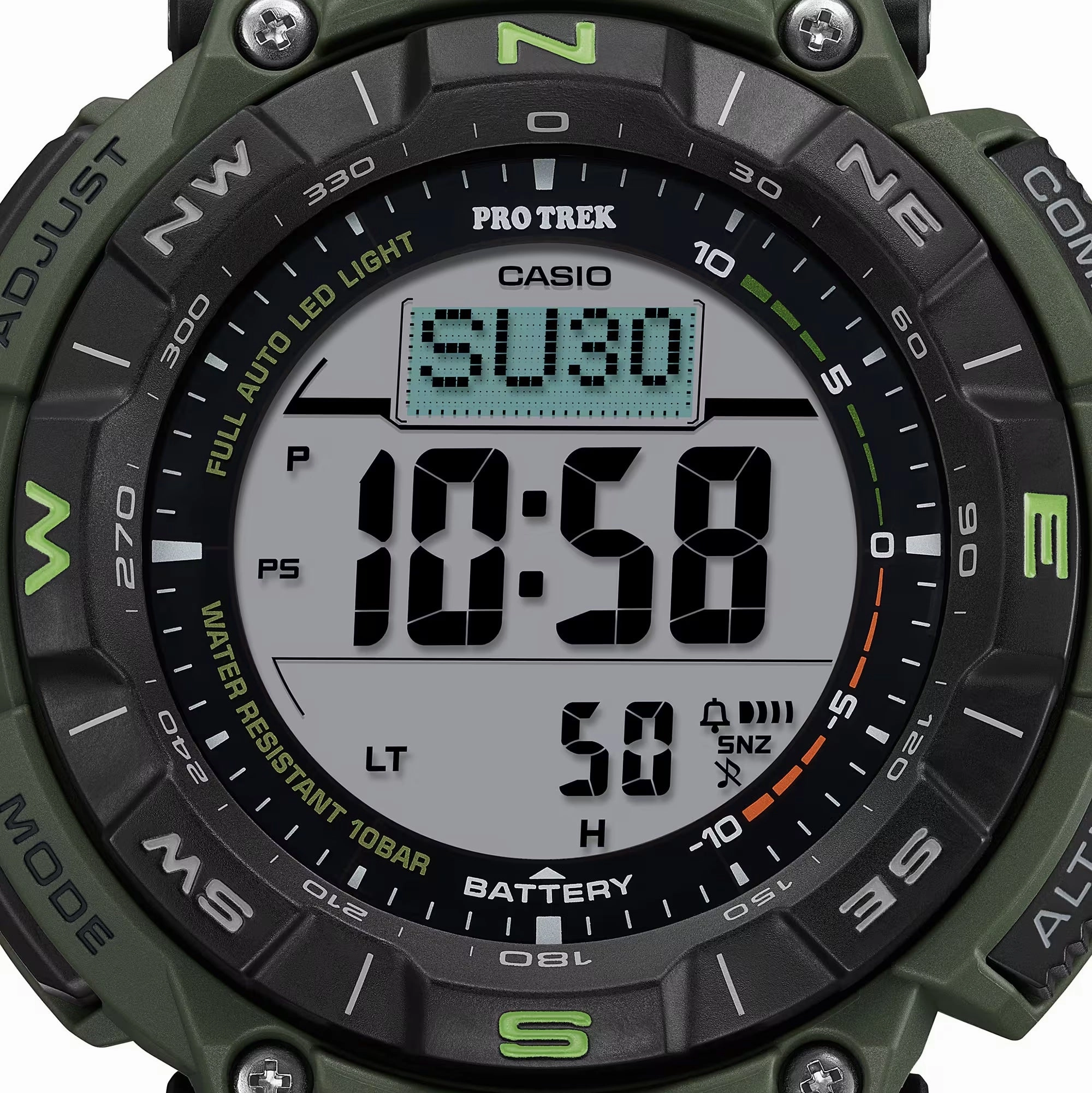 Casio Protrek CLIMBING CASTLON Triple Sensor Solar Mens Watch PRG340B-3