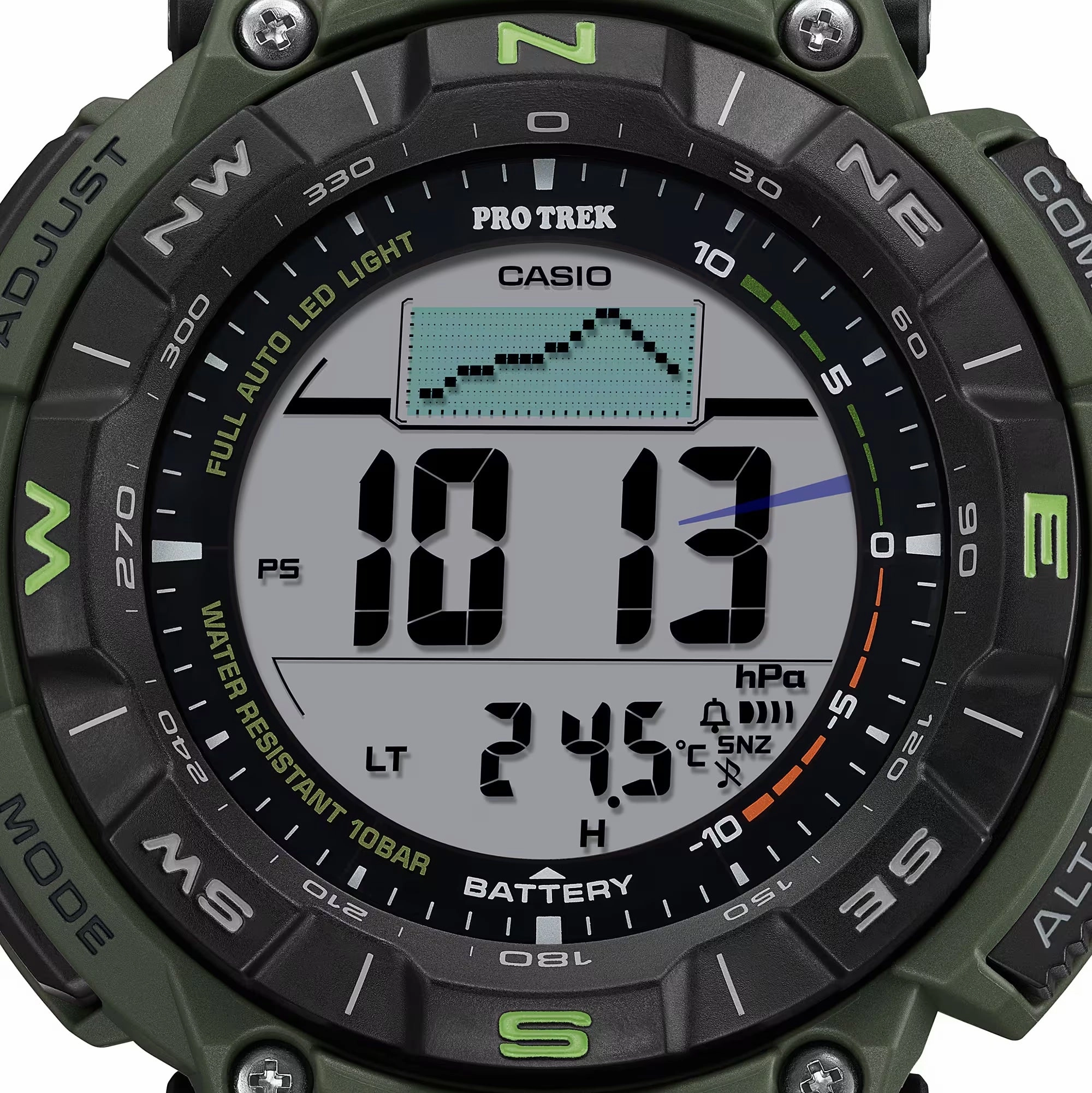 Casio Protrek CLIMBING CASTLON Triple Sensor Solar Mens Watch PRG340B-3