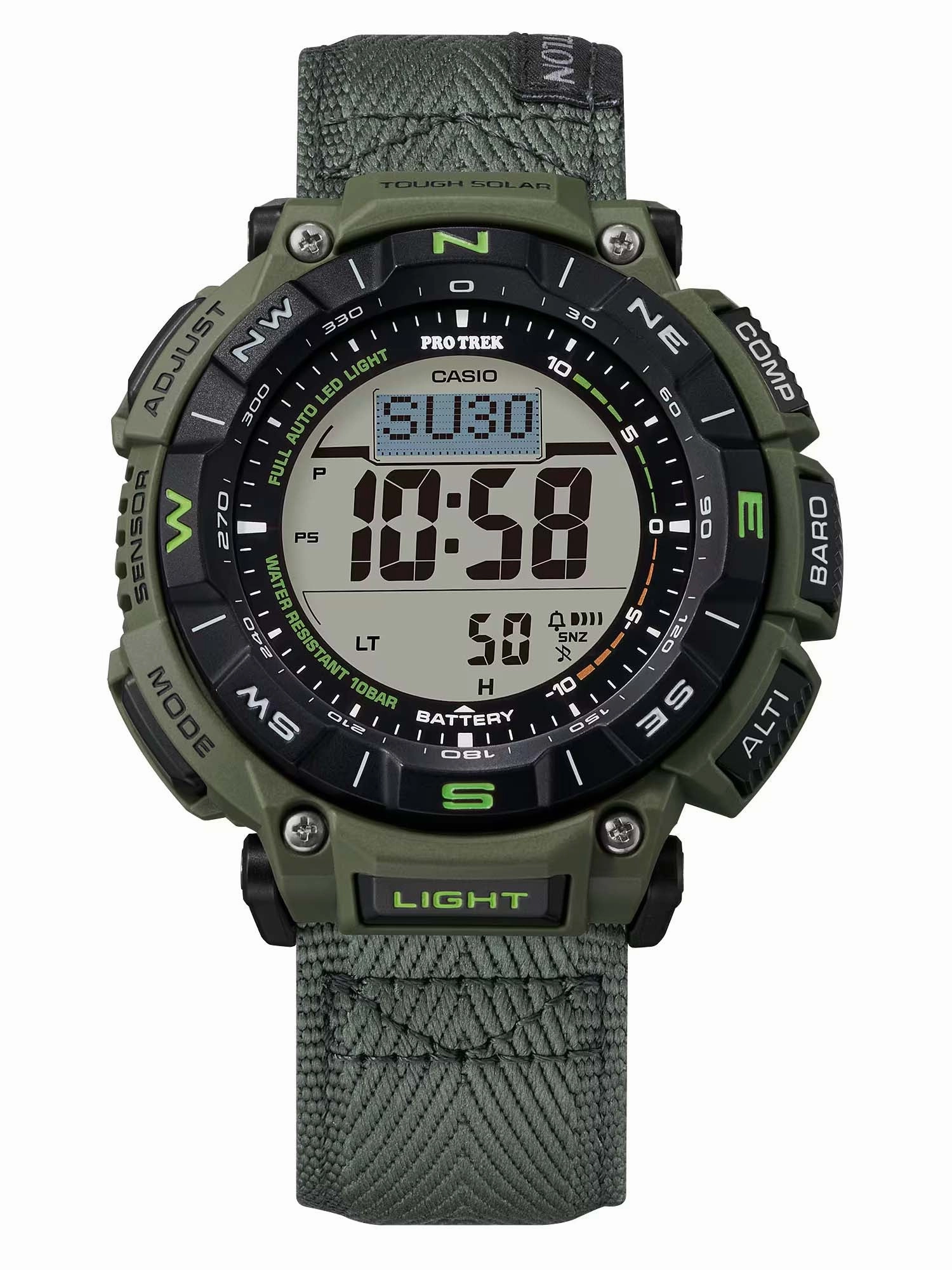Casio Protrek CLIMBING CASTLON Triple Sensor Solar Mens Watch PRG340B-3