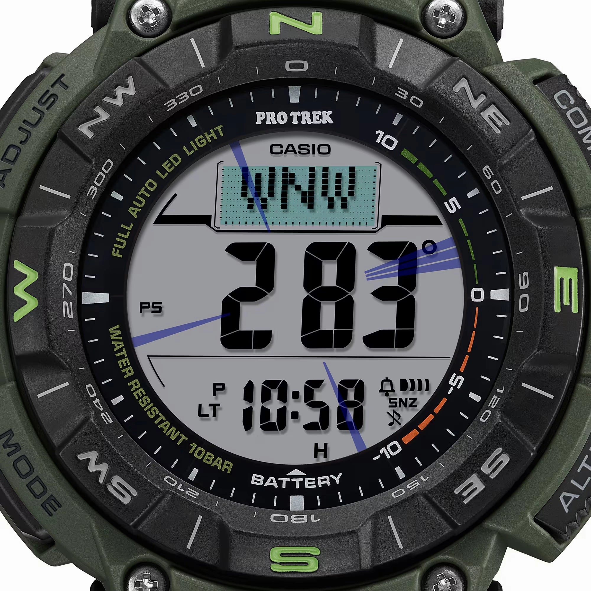 Casio Protrek CLIMBING CASTLON Triple Sensor Solar Mens Watch PRG340B-3