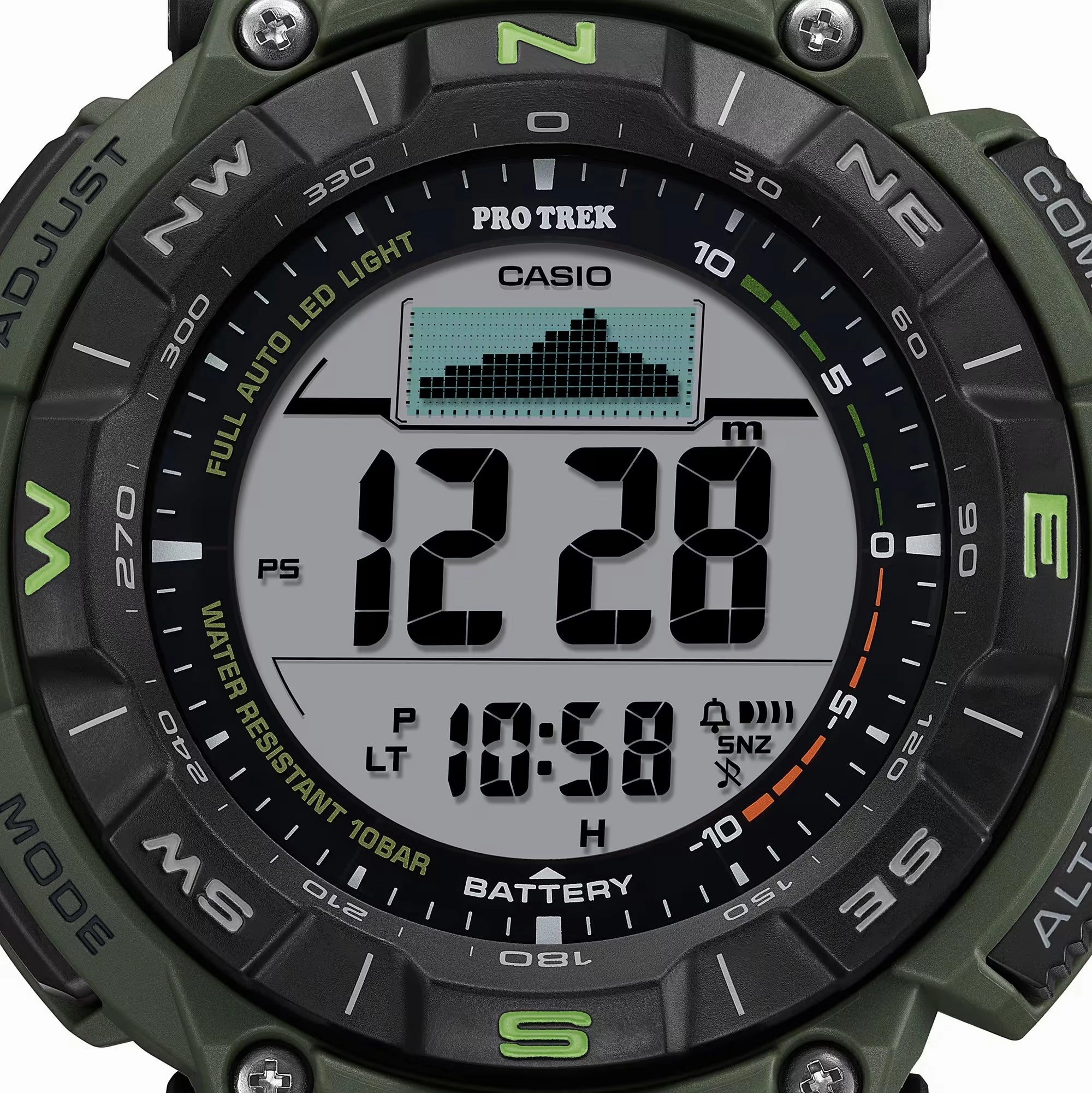Casio Protrek CLIMBING CASTLON Triple Sensor Solar Mens Watch PRG340B-3